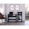 Tuhome 15.8 / 15.75 in. D X 29.8 / 39.65 in. H, 31.5 / 7.87 in. W X Laminate, Black CLW5593 - alternate 7